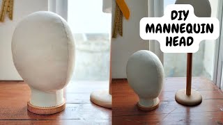 BEST MANNEQUIN HEAD TUTORIAL (ADULT) | DIY MANNEQUIN HEAD | DIY DISPLAY KEPALA