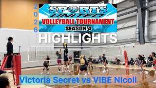 Victoria Secret vs VIBE Nicoll Highlights l Sports United Volleyball Tournament Season 4 2026