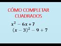 Como completar cuadrados facilmente - 3 Ejercicios