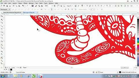 Hướng Dẫn Cách Làm Viền Và Vẽ Chân Cắt Khắc Laser Corel X7 Trên Mica (Nhanh - Gọn) LH: 0924 533 722