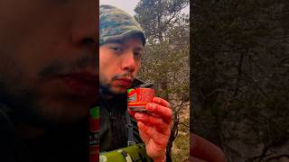 In montagna ci vuole anche un po di ingegno 💡#wild #inventiva #caffè #letherman