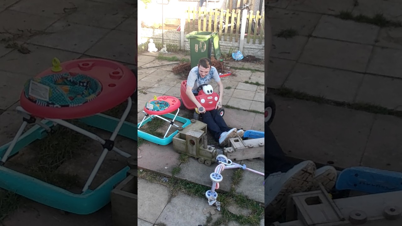 Grown ups on kids toys YouTube