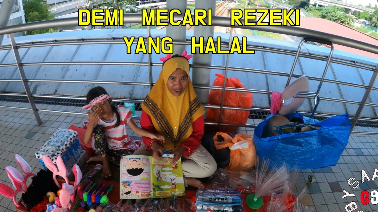 🔴PENGEMIS DI MALAYSIA BEDA AM PENGEMIS NEGARA LAIN DI KL DIA GAK MINTA LANGSUNG TAPI  DIA JUAL TISU