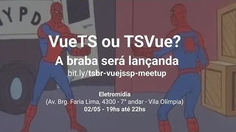 Vue.js SP + Typescript BR