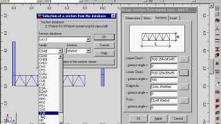 Autodesk Robot structural analysis - library structures truss