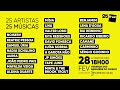 25 ANOS FNAC | 25 Artistas 25 Músicas | Armazéns do Chiado 28 fev. a partir das 18h