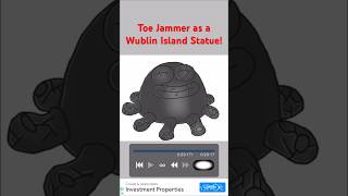 Toe Jammer As A Wublin Island Statue