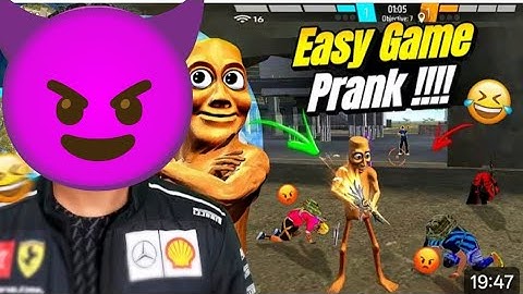 Easy Game Prank On Random Players Prank Wone Wrong Public Demand🤣-Free Fire Max