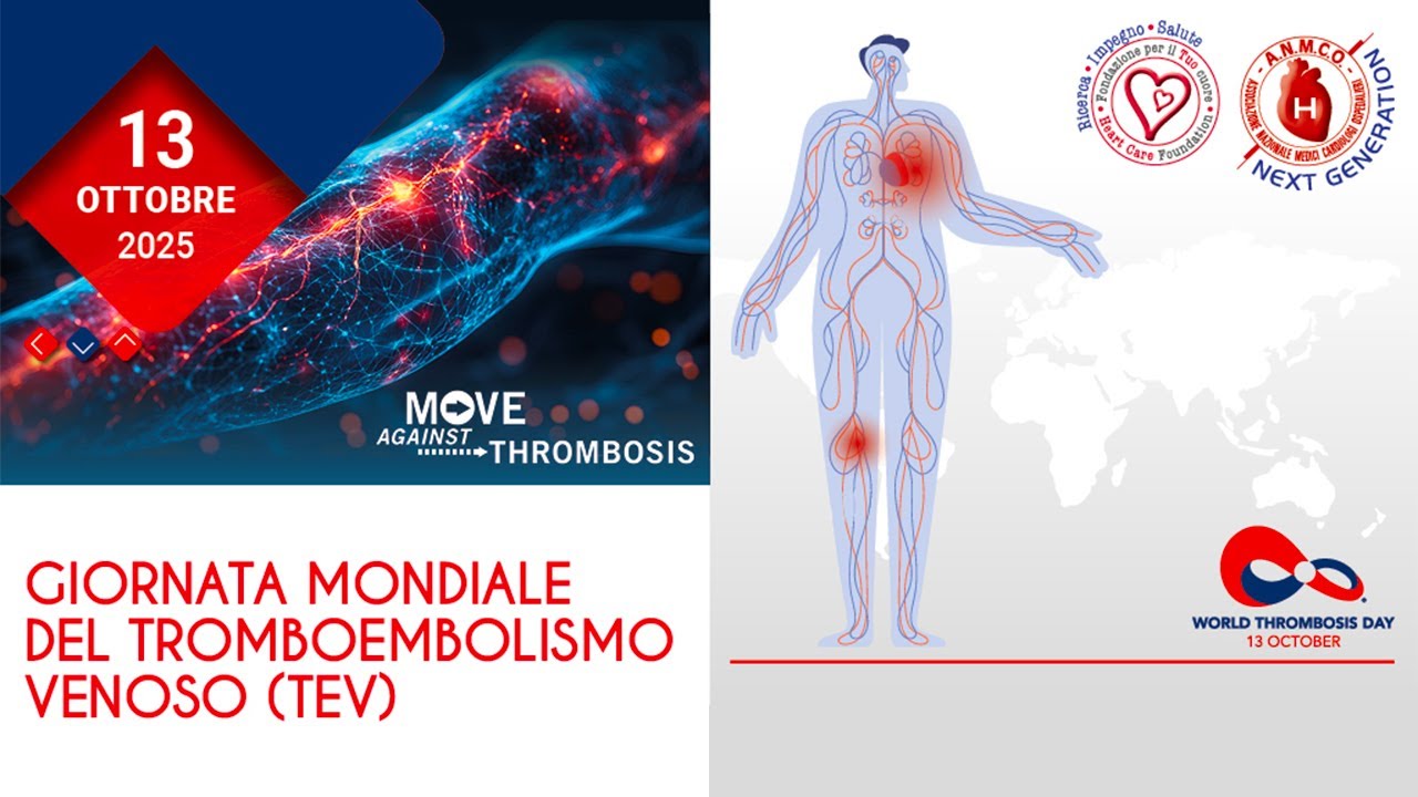 🔴 GIORNATA MONDIALE DEL TROMBOEMBOLISMO VENOSO (TEV) - Diretta della Fondazione per il Tuo cuore