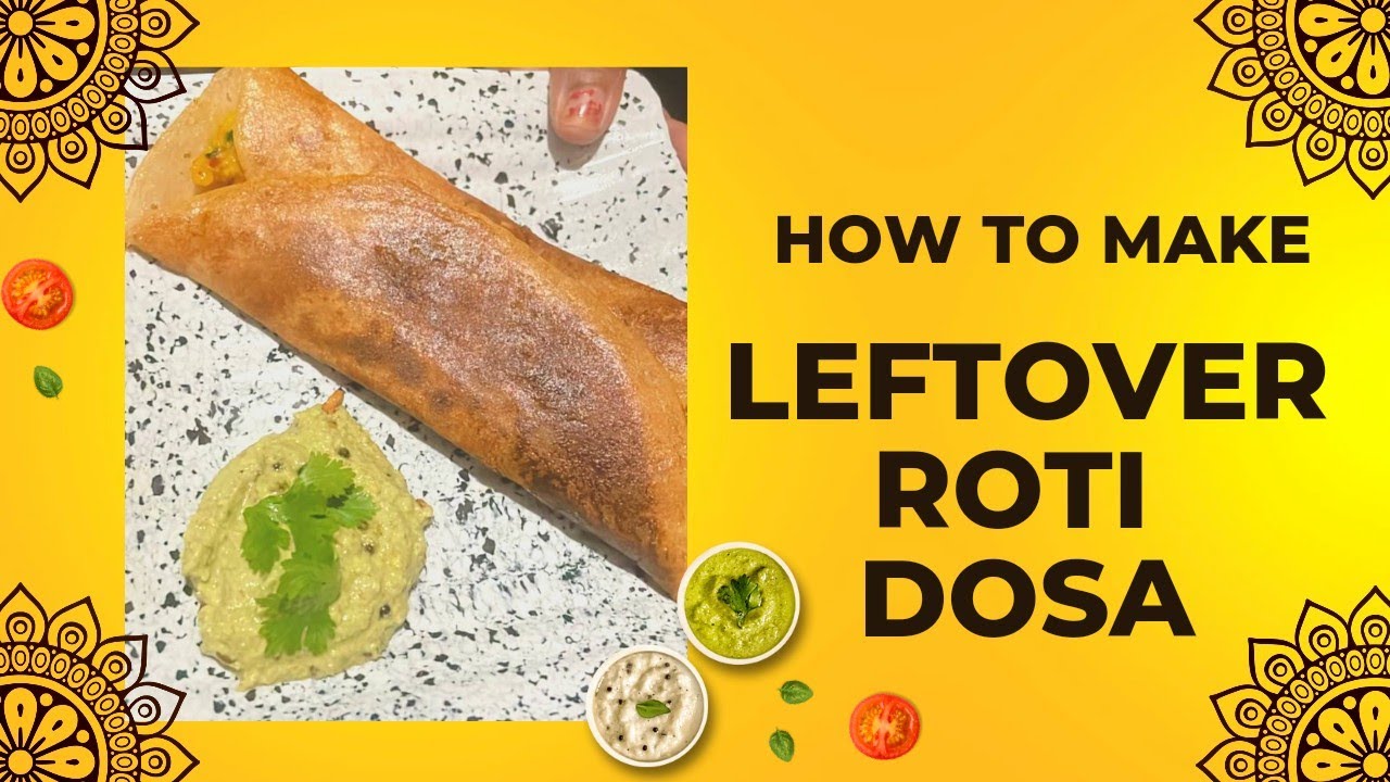 Leftover Roti Manora leftover roti dosa recipe leftover chapati dosa leftover roti - YouTube