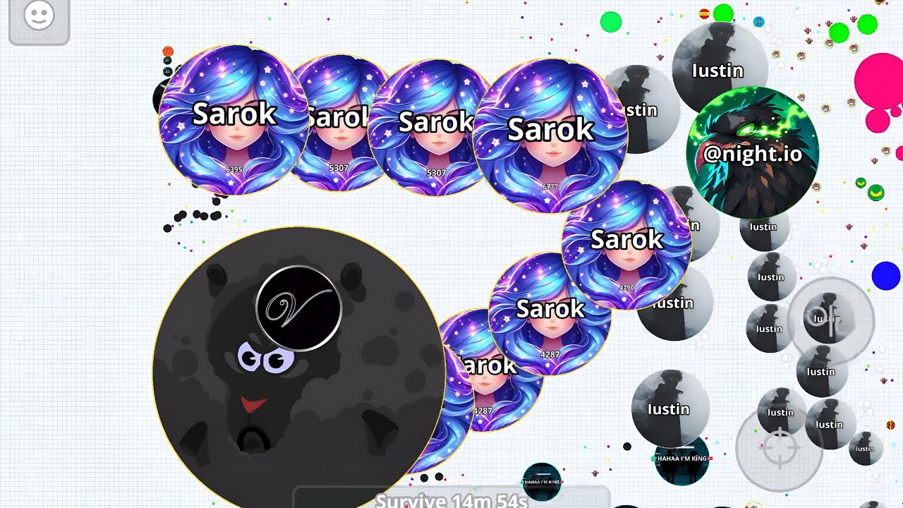 The Deadliest Duo in Agar.io Mobile 