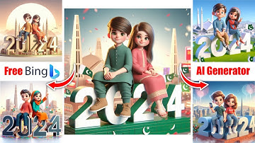 How to create 3D AI Trending Couple Images using Microsoft Bing 2024 | Bing Ai Image Creator |