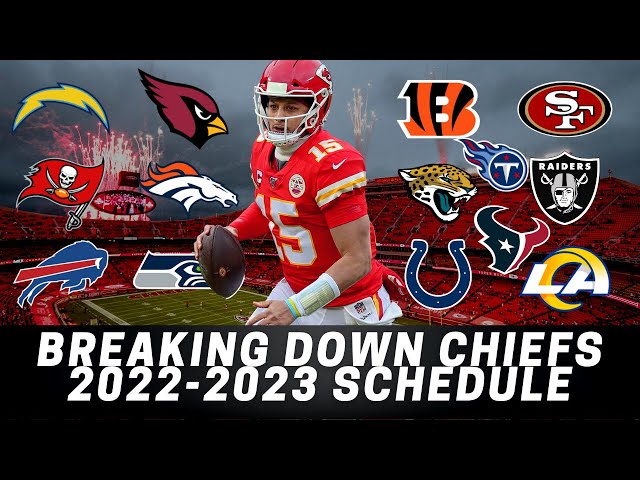 kansas city chiefs schedule 2022