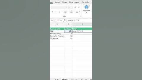 Amazing BAR CHART Trick No one Knows #shortvideo #exceltips #excel #shortvideo #shorts #short #trick
