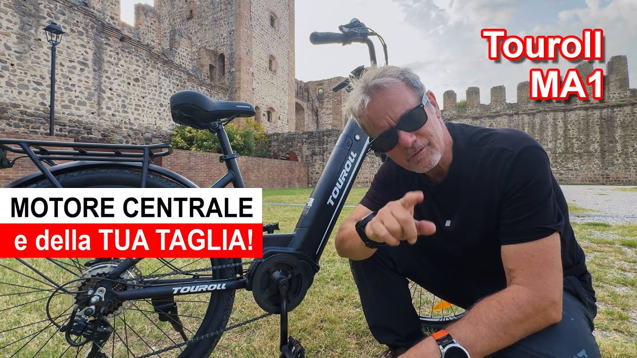 Bici elettrica con motore centrale, ruote da 26 al miglior prezzo! Touroll MA1 |Ivan Zogia