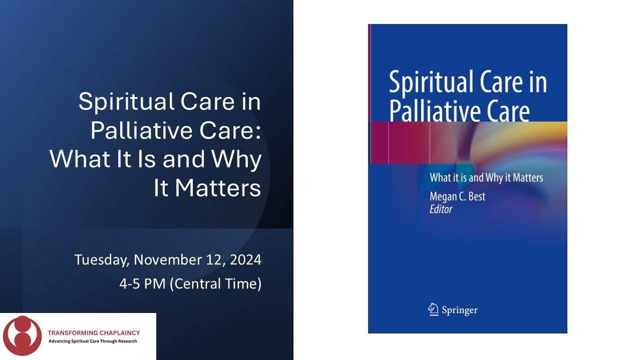 Spiritual Care in Palliative Care What It Is and Why It Matters