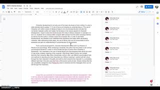 EDCI 270 google doc screencast