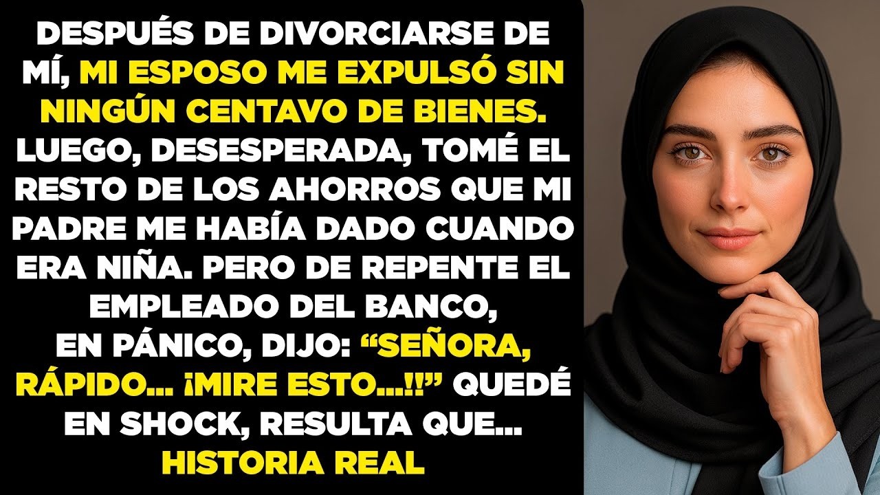 Señora, ¡mire esto! dijo sorprendido el empleado del banco al ver mi saldo: mi padre lo sabía...