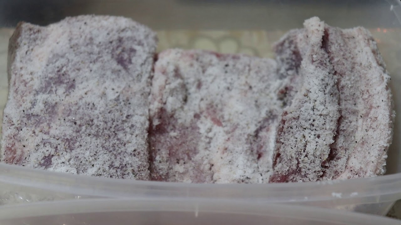 Pancetta sotto sale YouTube