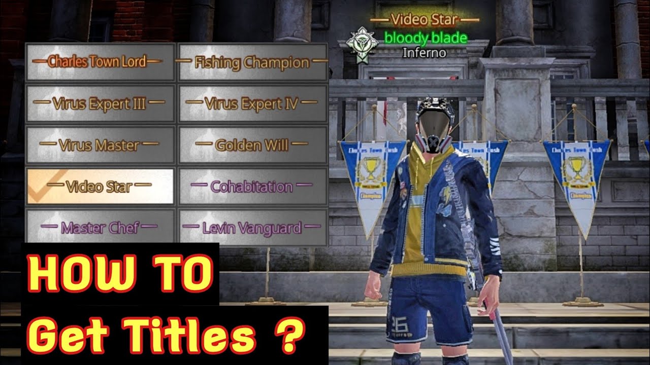 How To Unlock Titles  Master Chef and Fishing Champion and the Others | LifeAfter