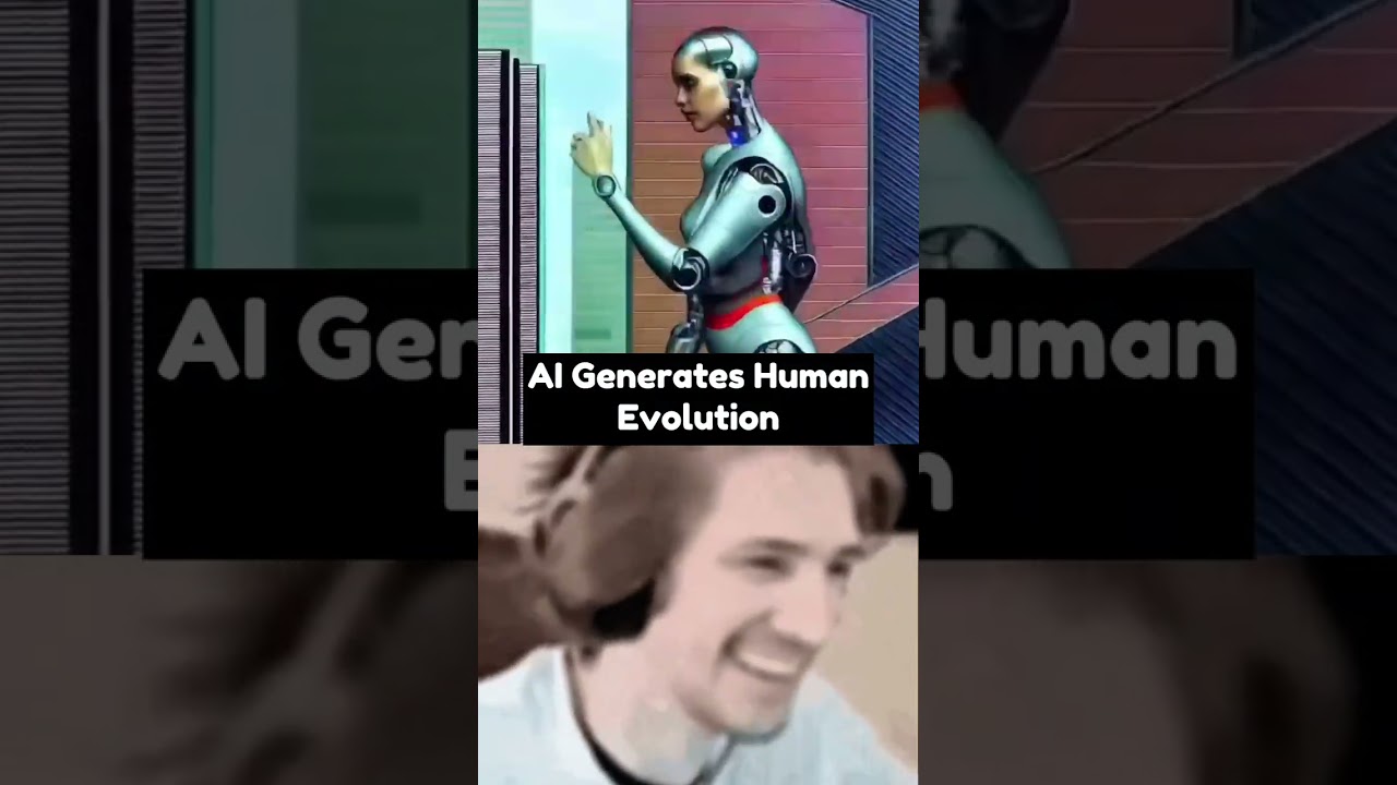 AI Generates Human Evolution💀XQC Meme #shorts