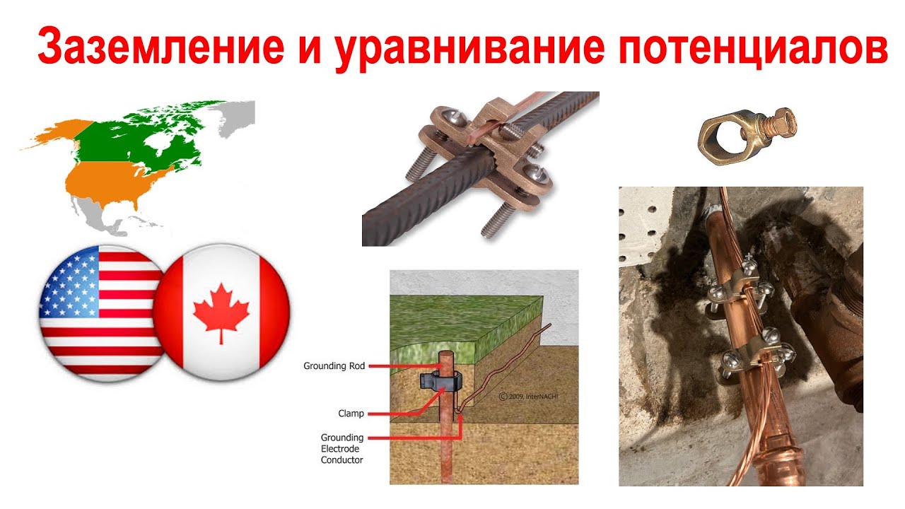 174. Заземление и уравнивание потенциалов в частных жилых домах в США. Теория и практика.