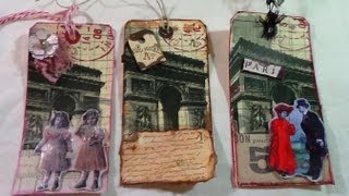Altered Vintage Tag Tutorial
Finally I could load up this small tutorial tags for this here is the link to get the prints,
https://www.facebook.com/HeartOfAGipssy Altered Vintage Tag Tutorial