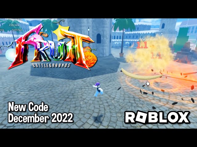 All Fruit Battlegrounds Codes(Roblox) - Tested December 2022