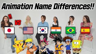 Japanese Was Shocked By Anime Character Name Difference In Korea, India, Brazil, Spain and The US!!