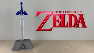 Making THE MASTER SWORD with CLAY | The Legend of Zelda Sculpture