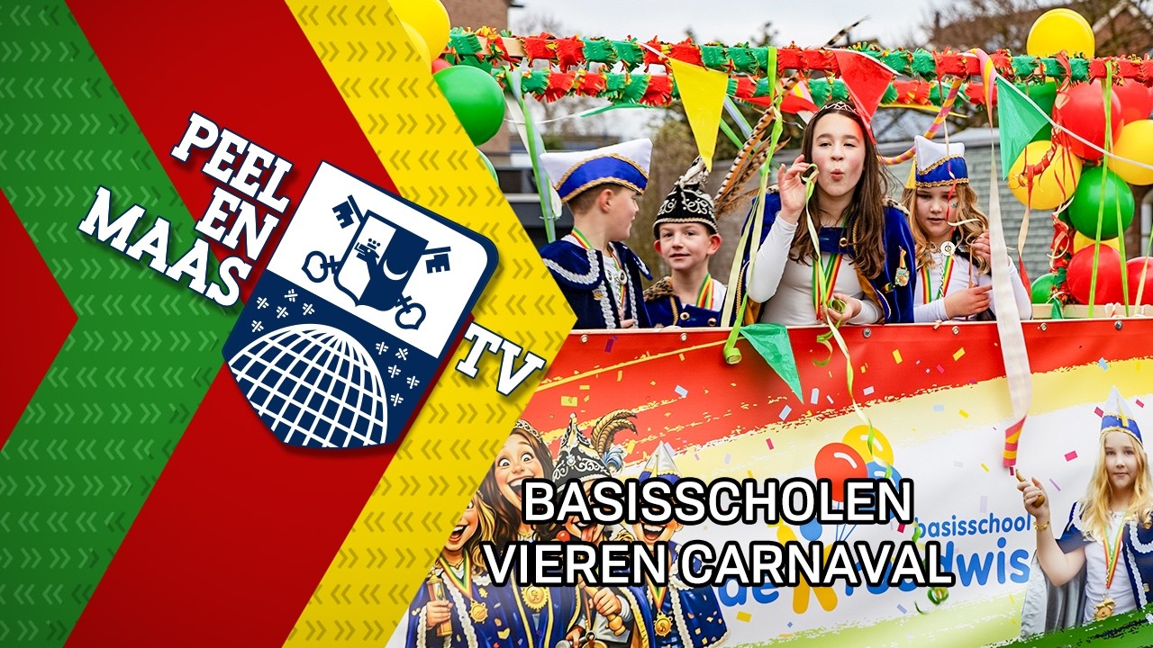 Basisscholen vieren carnaval - 13 februari 2026 - Peel en Maas TV Venray