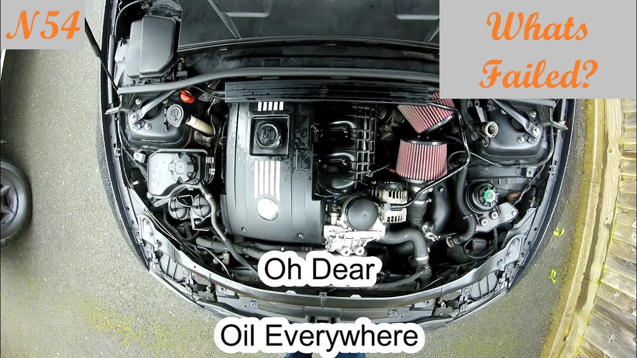BMW N54 Oil leak Oil filter housing O ring YouTube