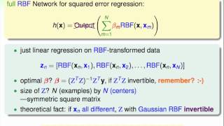 Radial Basis Function Network :: RBF Network Learning @ Machine Learning Techniques (機器學習技法)