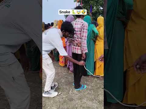 snake prank 🐍🤯🤣 @Vishalvlog0.1 #funny #viral #comedy #shorts