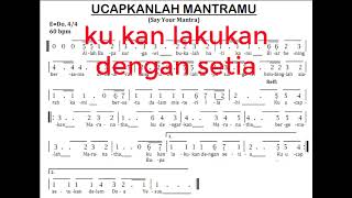 Download Lagu ucapkanlah mantramu vokal MP3