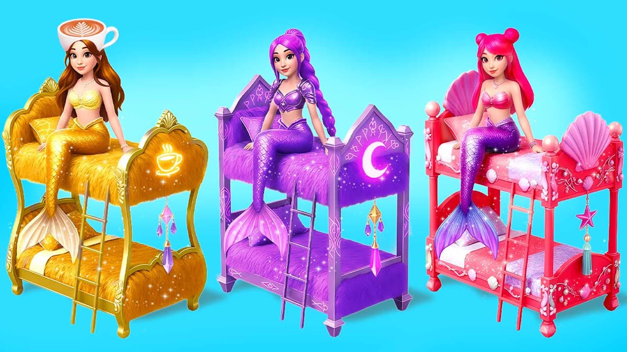 KPop Demon Hunters Makeover: Desafío del Cuarto de Sirenas! Pobre vs Rica vs Mega Rica Huntrix