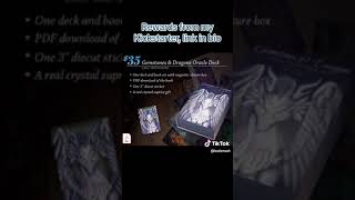 Gemstones & Dragons Oracle Deck Rewards oracledeck dragon kickstarter