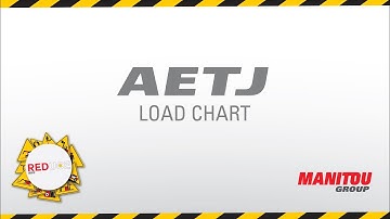 Manitou - Aerial work platform - AETJ - Load Chart