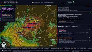 🔴 Radar rotation · near Dortmund | possible supercell + Lo-Fi | STORMTAPE