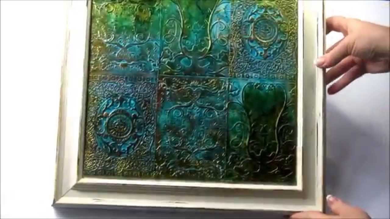 Spellbinders Faux Metal Tile