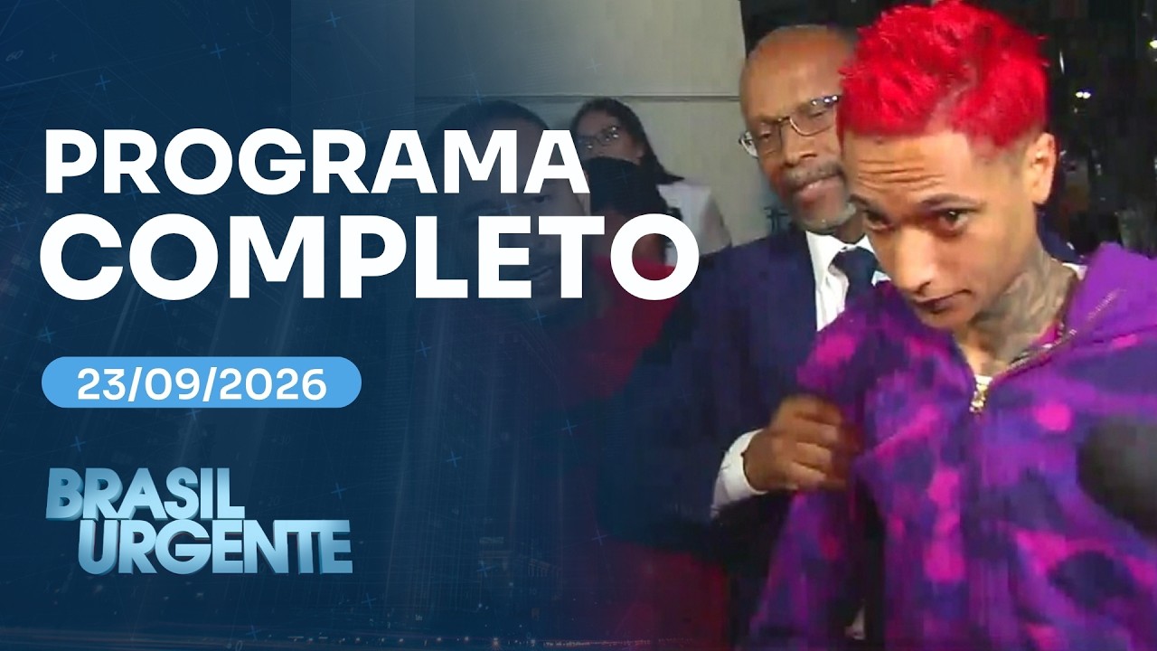 Oruam não é mais foragido! Mas segue investigado | BRASIL URGENTE |  23/09/2026