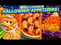 3 EASY Halloween Appetizers – Veggie Tray, Baked Brie, &amp; Pizza!