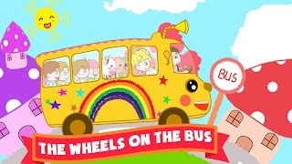 Video thumbnail of "The Wheel On The Bus Kids songs|The Wheel On The Bus Playlist song for kids"