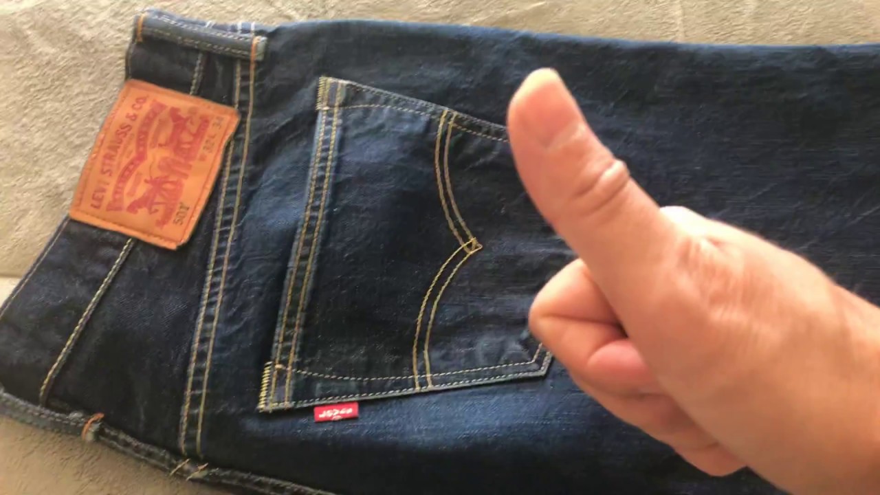 Levis 501 Premium Goods Selvedge Jeans 4yr Follow Up - YouTube