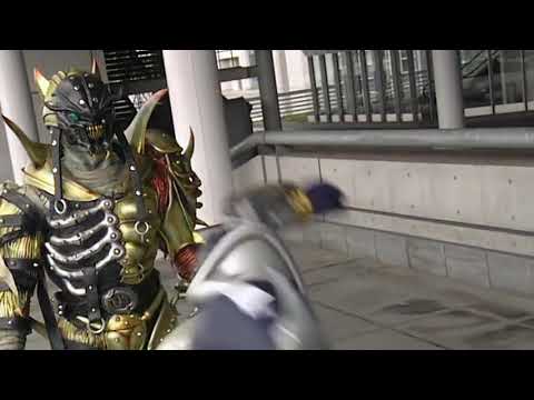 Kamen Rider Blade (Kenzaki) vs Scarab Undead - Kamen Rider Blade episode 32