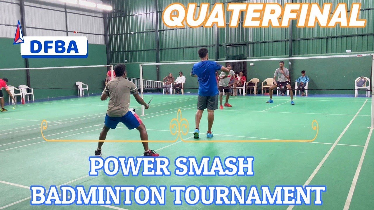 WHY SO ANGER...!!! POWER SMASH 1ST YEAR BADMINTON TOURNAMENT 2022 NAVEEN SENTHIL vs THAMARAI SUNDAR