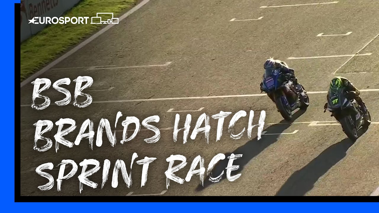 THE GLOVES ARE OFF! 🔥 | 2023 British Superbikes Brands Hatch Sprint Race Highlights | Eurosport