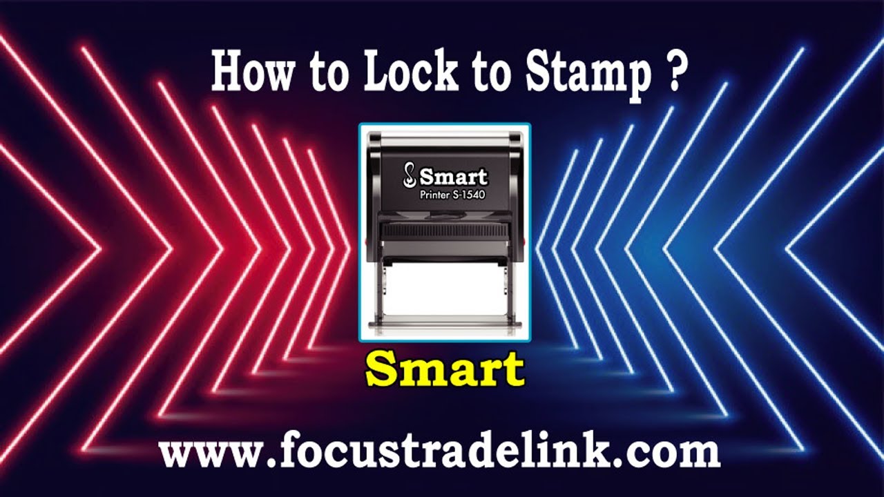 Simple Lock Stamp How to Lock Stamp? স্মার্ট অটো স্ট্যাম্প কিভাবে লক করবেন? - YouTube