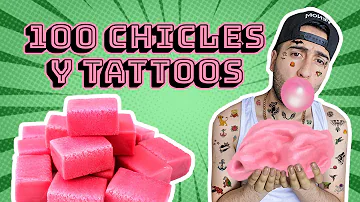 ¿Se puede mascar chicle mientras se hace un tatuaje?