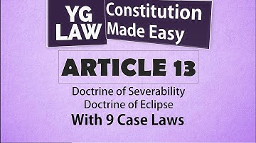 Article 13 - Constitution of India